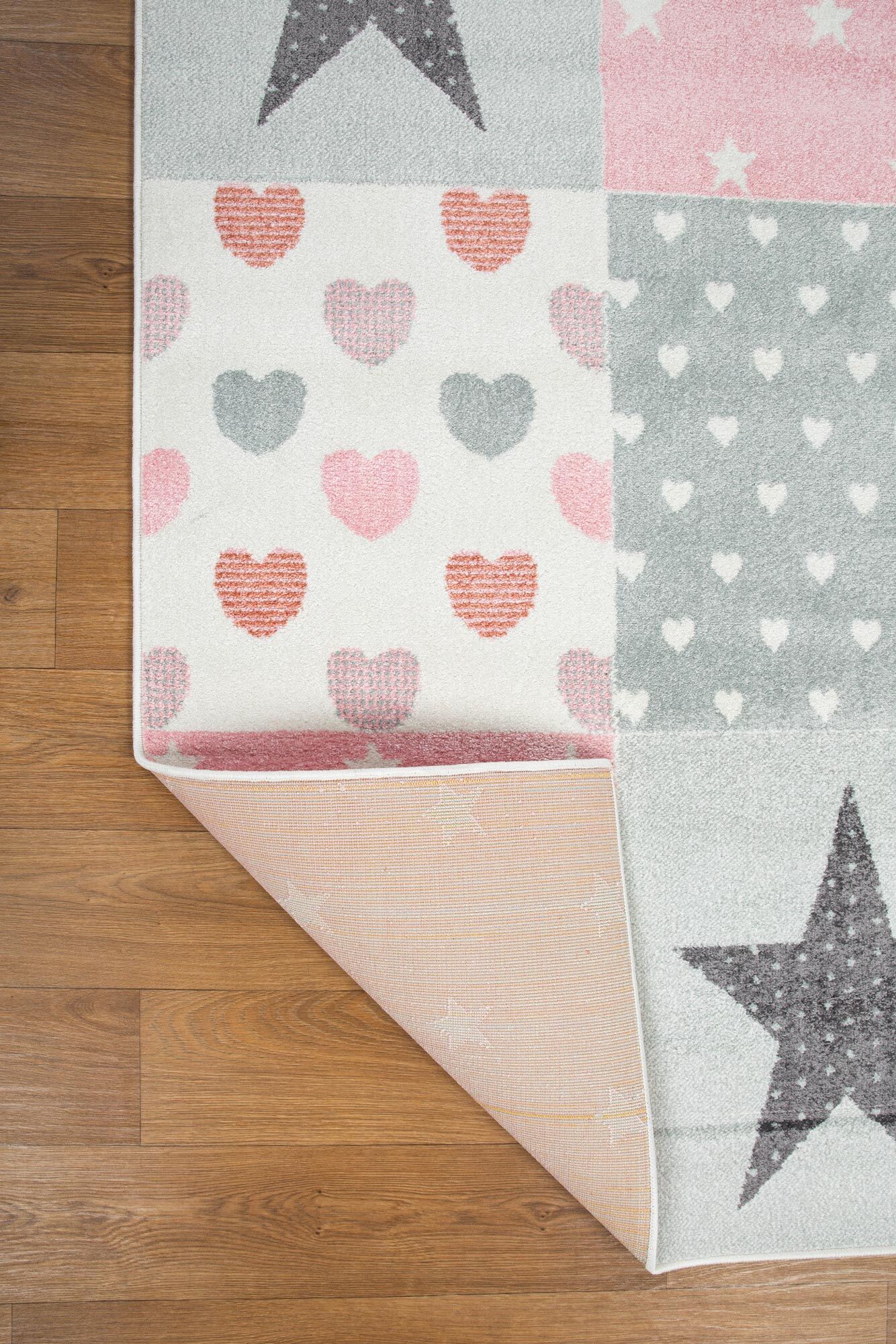 Candy Stars & Hearts Kids Rug