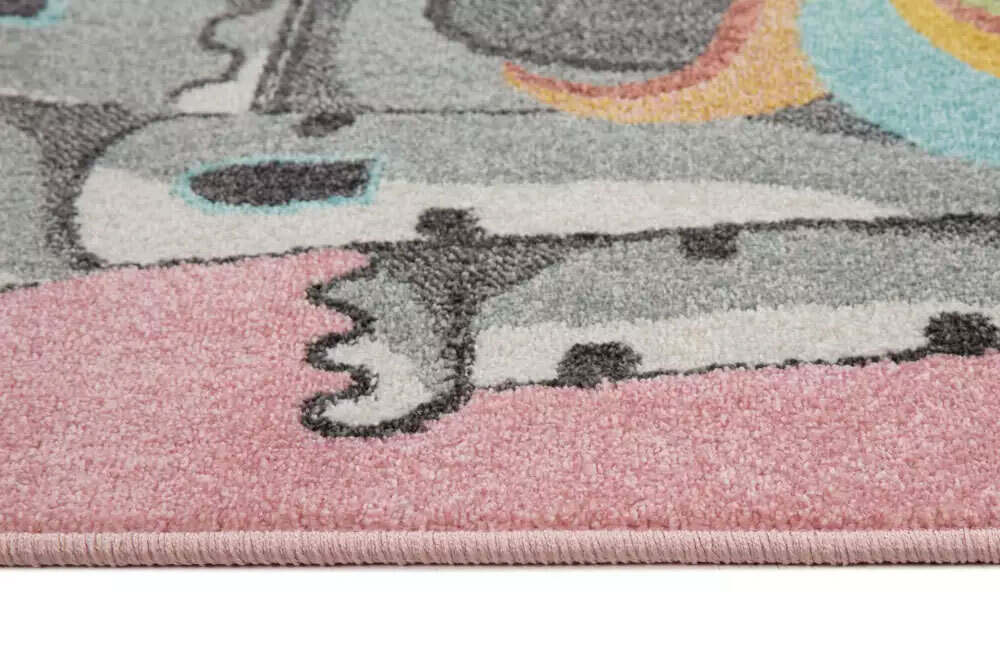 Candy Unicorn & Castle Kids Rug