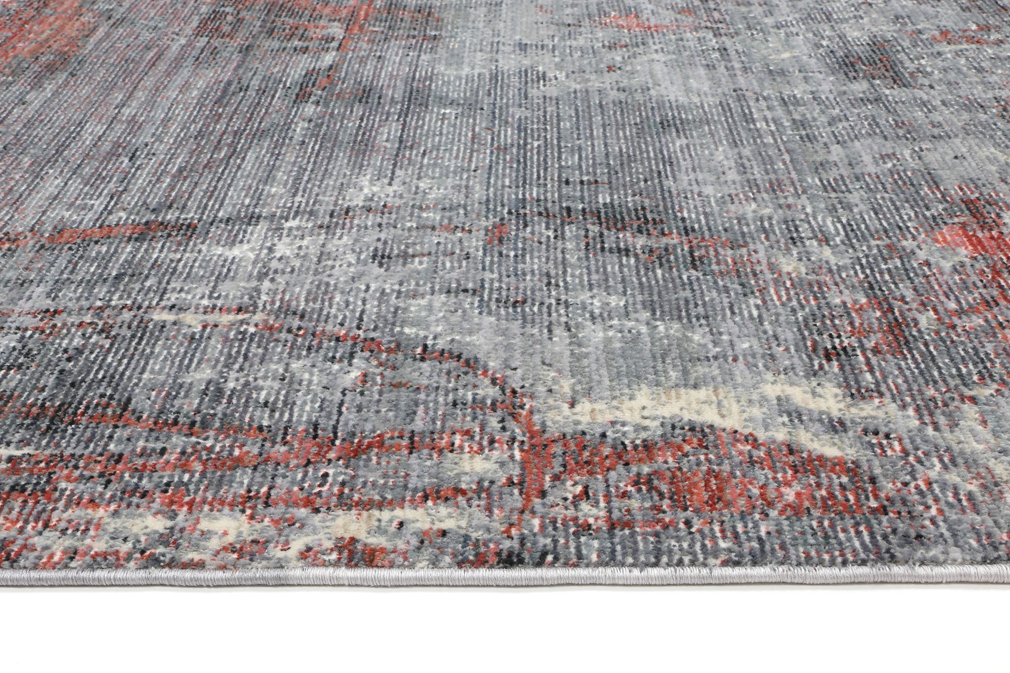 Darra Modern Red Abstract Rug