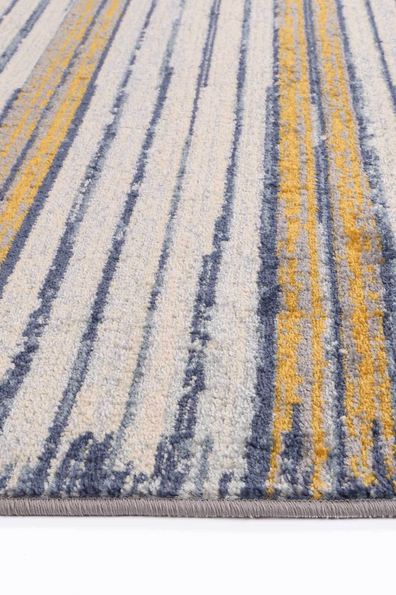 Inti Moroccan Striped Fringed Rug