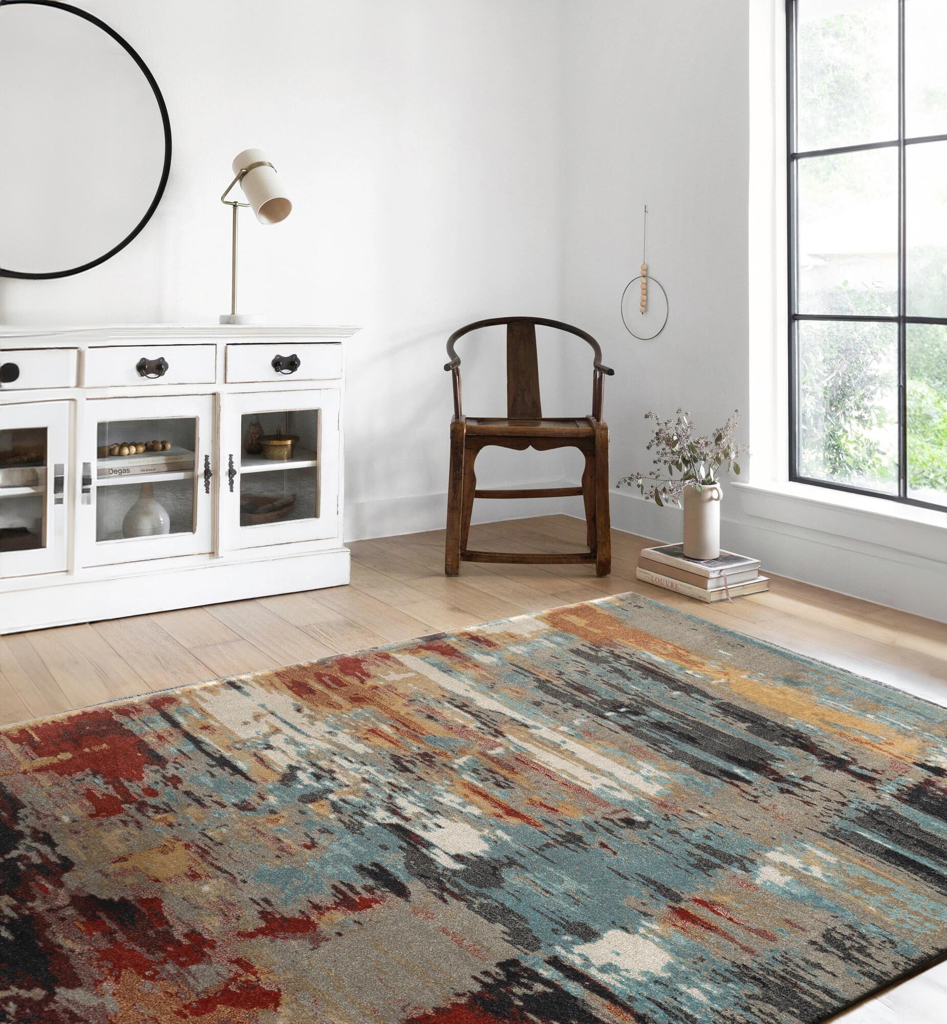 Kabir Modern Abstract Rug