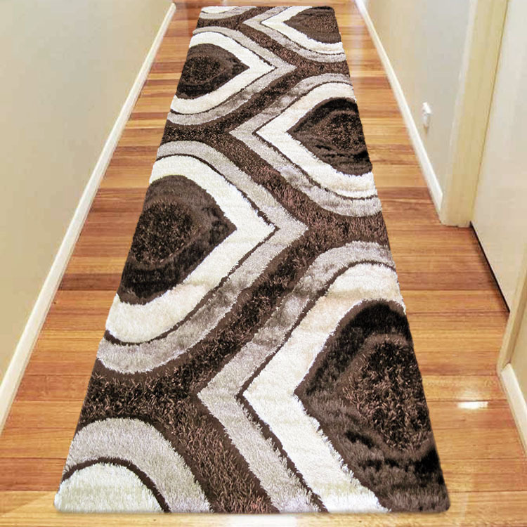 Logan Modern Brown Shaggy Rug