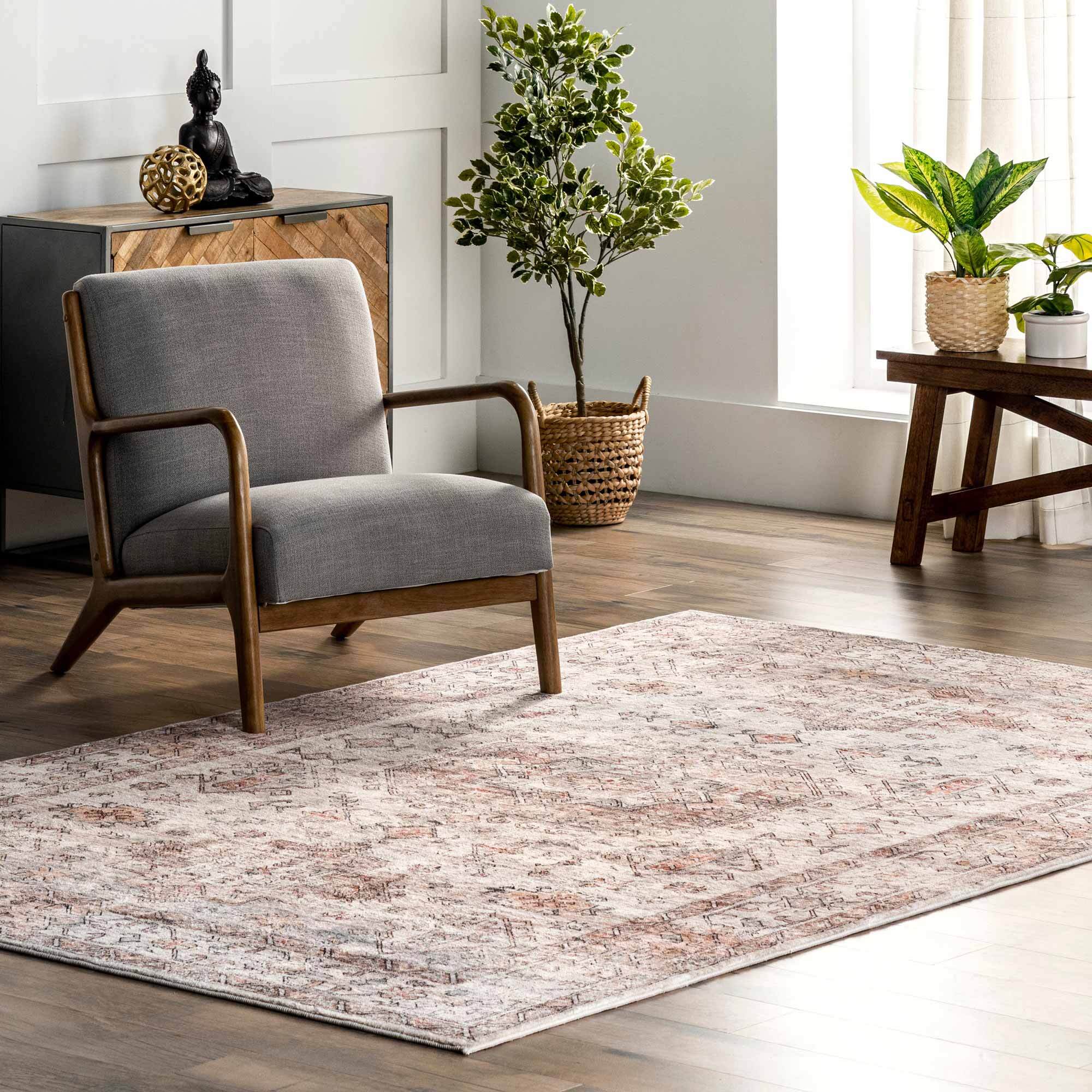 Lora Faded Medallion Rug