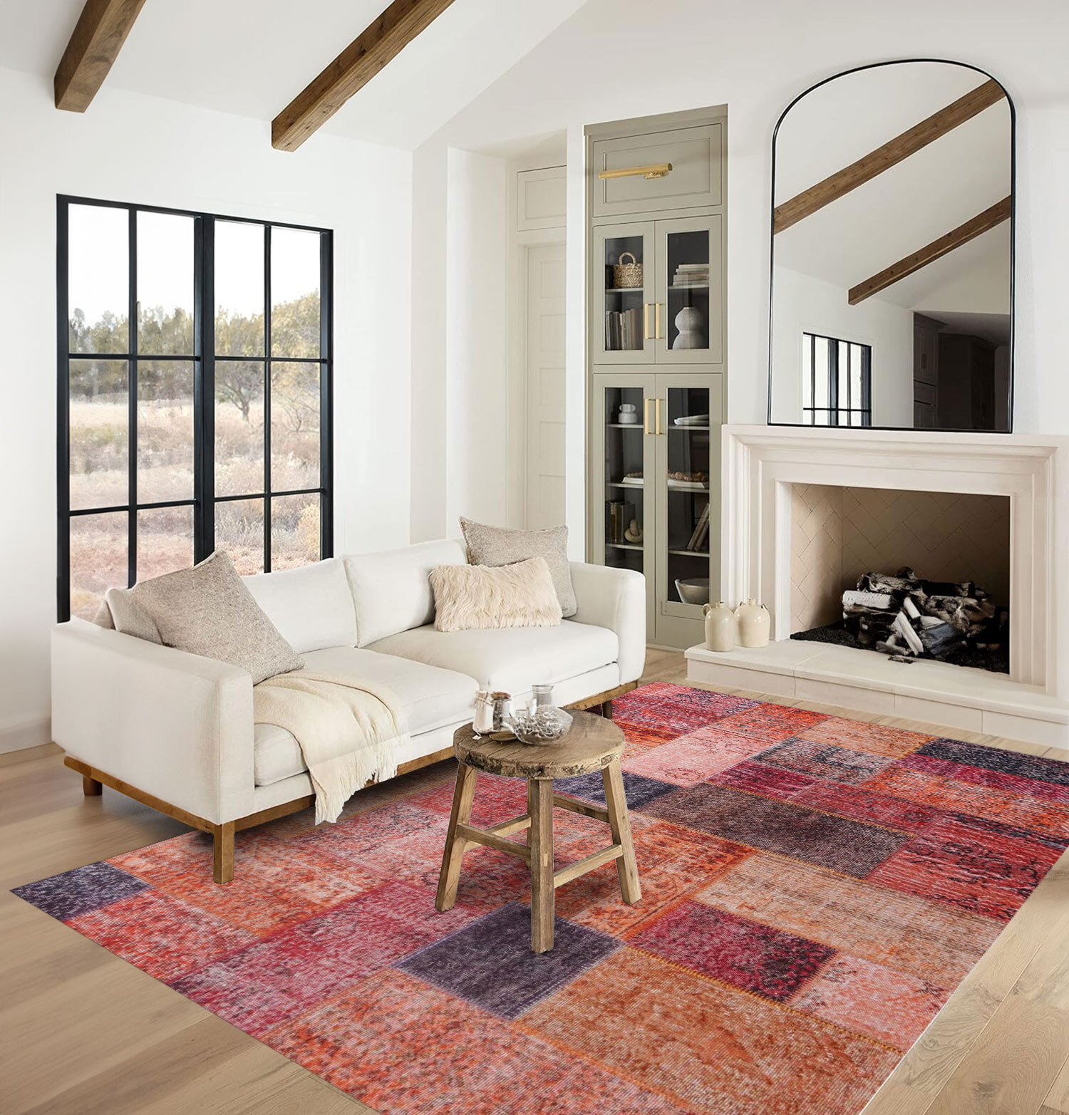 Noble Traditional Patchwork Rug 