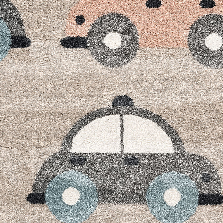 Sunny Beige Kids Car Rug