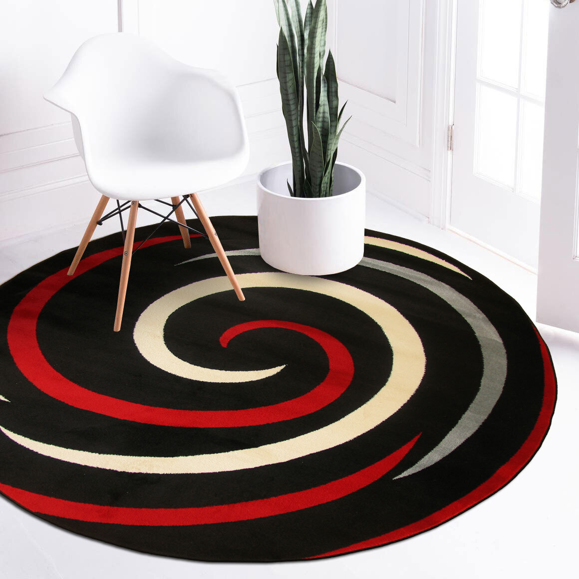 Sky Modern Circle Pattern Rug