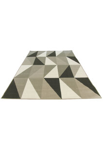 Atlanta Modern Grey Triangle Rug