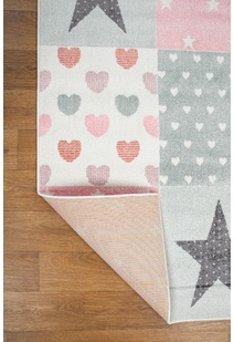 Candy Stars & Hearts Kids Rug