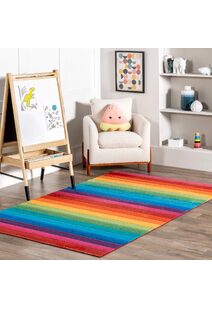 Funtime Kids Multi Striped Rug