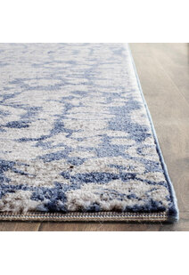 London Classic Blue Floral Rug