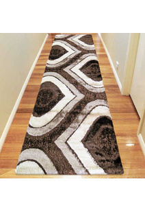 Logan Modern Brown Shaggy Rug