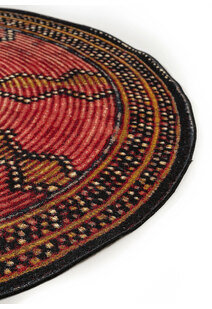 Mystique Round Tribal Rug