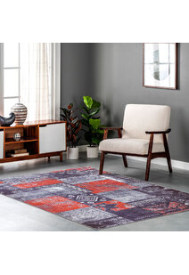 Noble Traditional Distressed Rug 