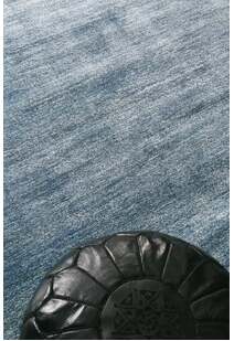 Pave Plain Modern Blue Rug