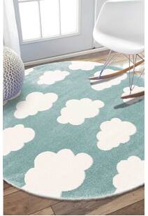 Petite Cloud Pattern Kids Rug