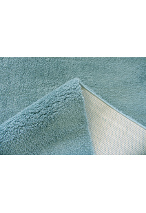 Soft Plain Blue Thick Shaggy Rug