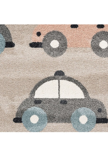 Sunny Beige Kids Car Rug