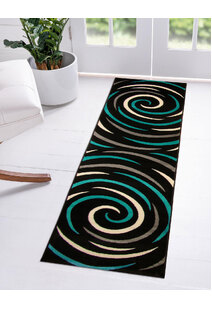 Sky Modern Swirl Pattern Rug