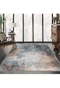 Vivid Contemporary Abstract Rug