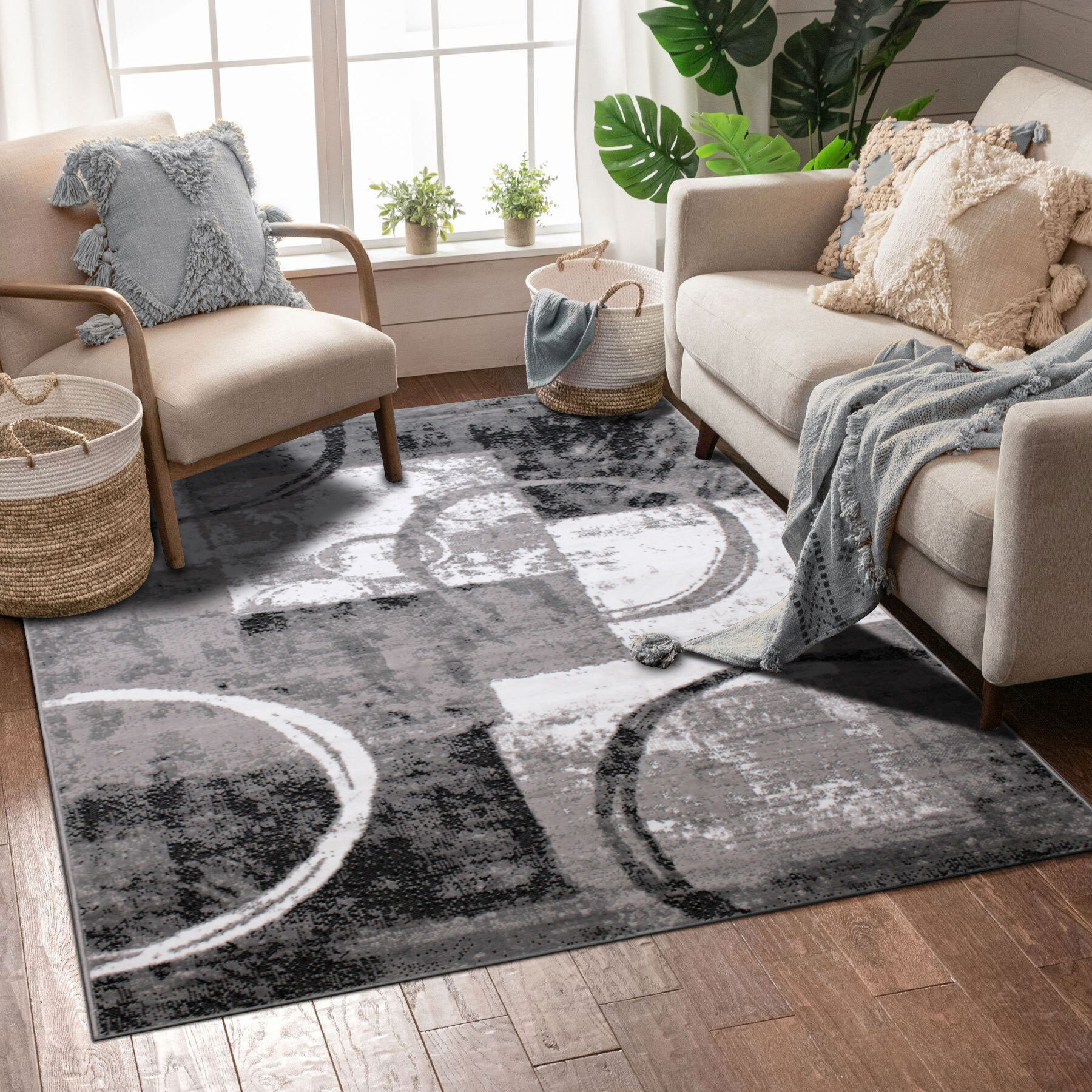 Axel Contemporary Abstract Rug