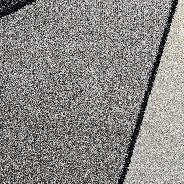 Aria Grey Modern Abstract Rug