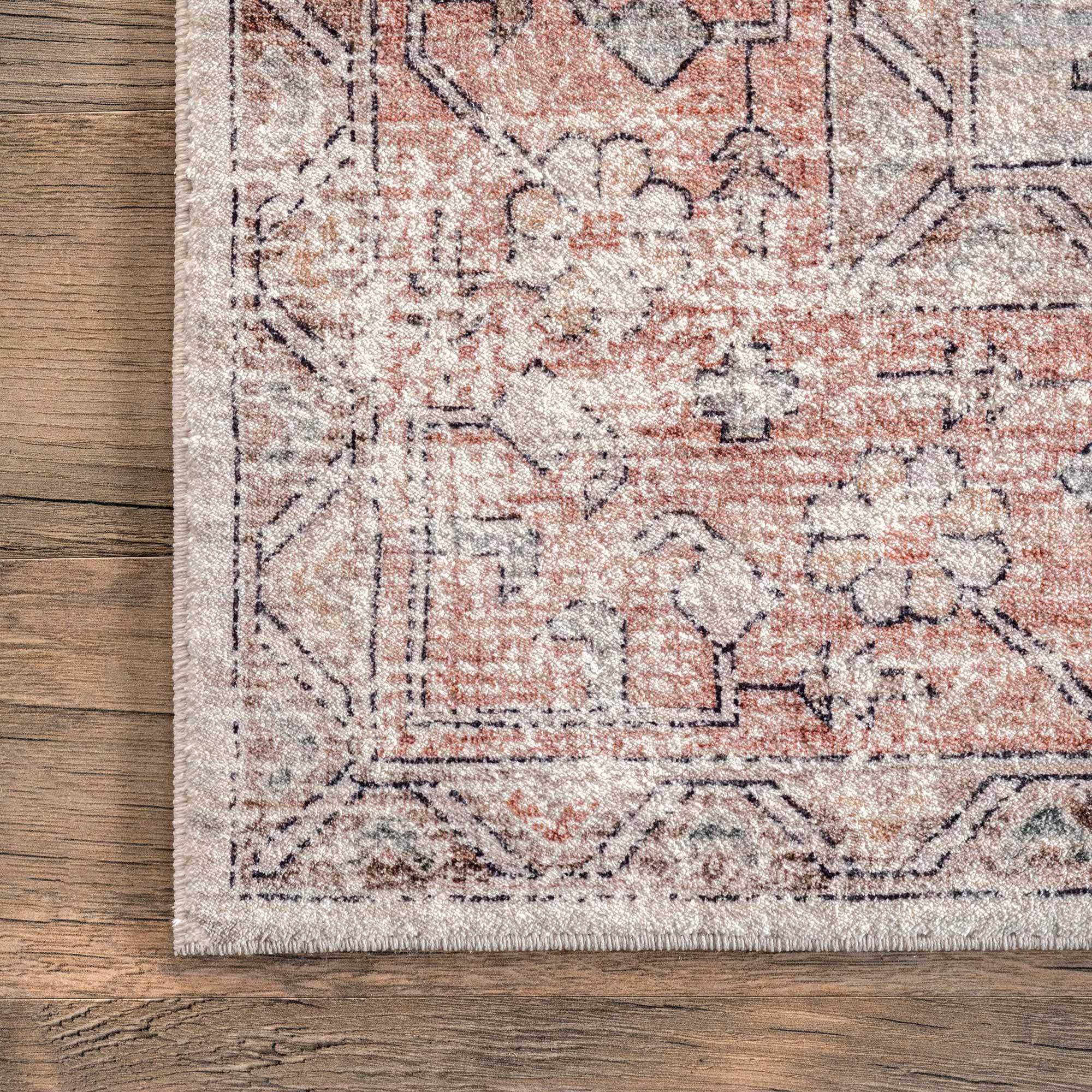 Lora Faded Medallion Rug