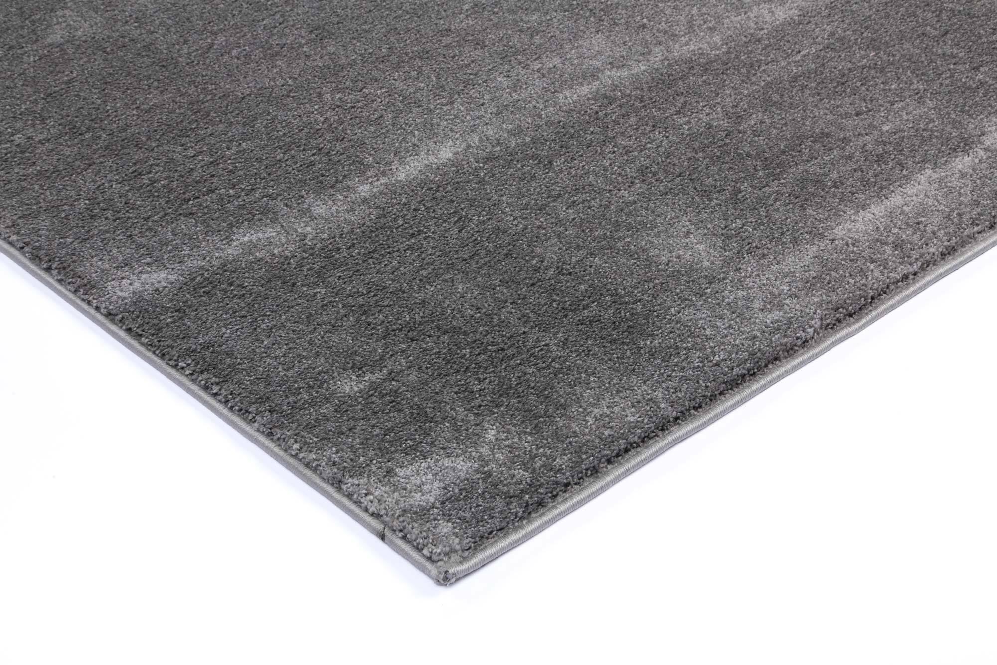 Macey Thick Plain Grey Rug