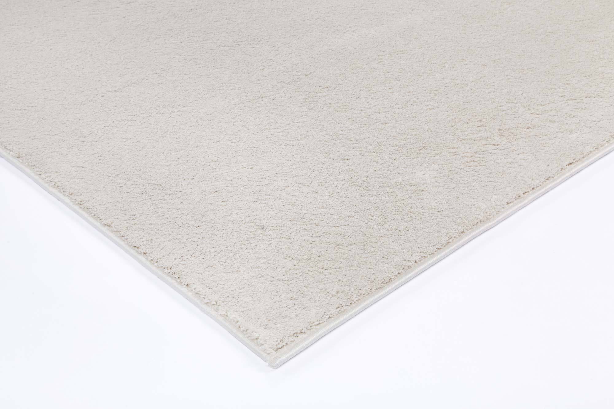 Macey Plain Cream Plush Rug