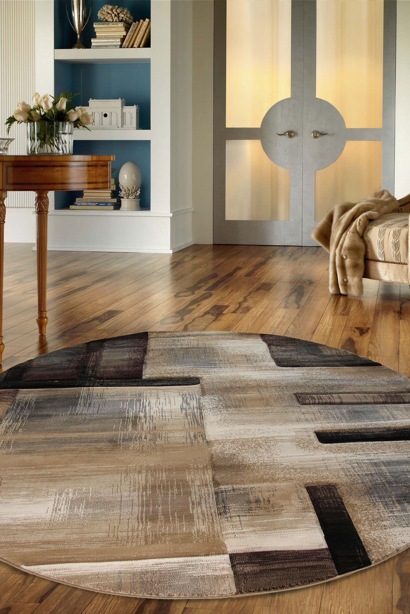 Panama Beige Contemporary Rug