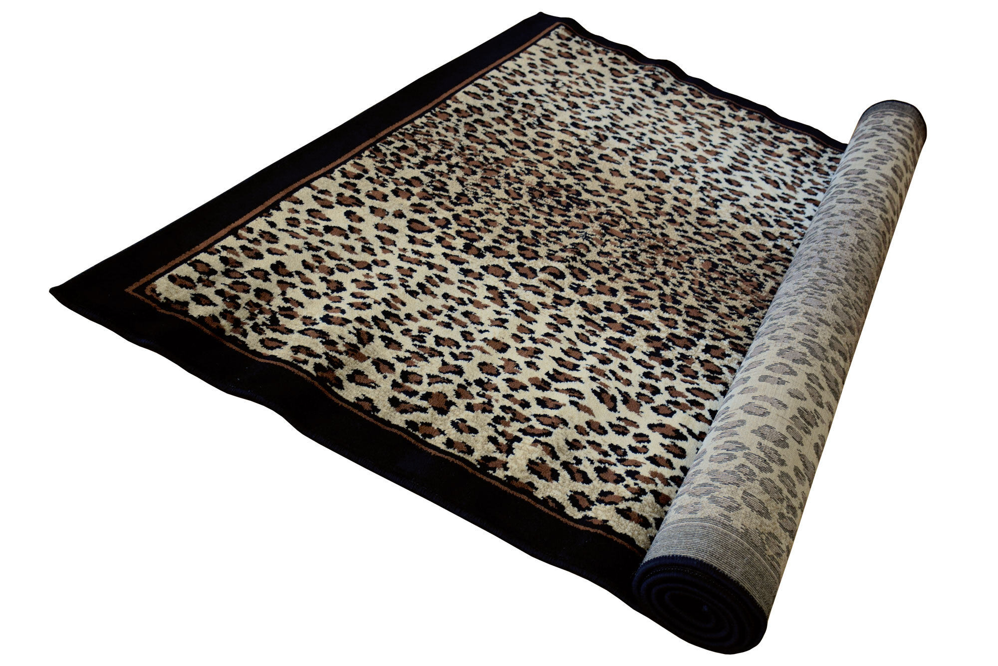 Safari Leopard Animal Print Rug