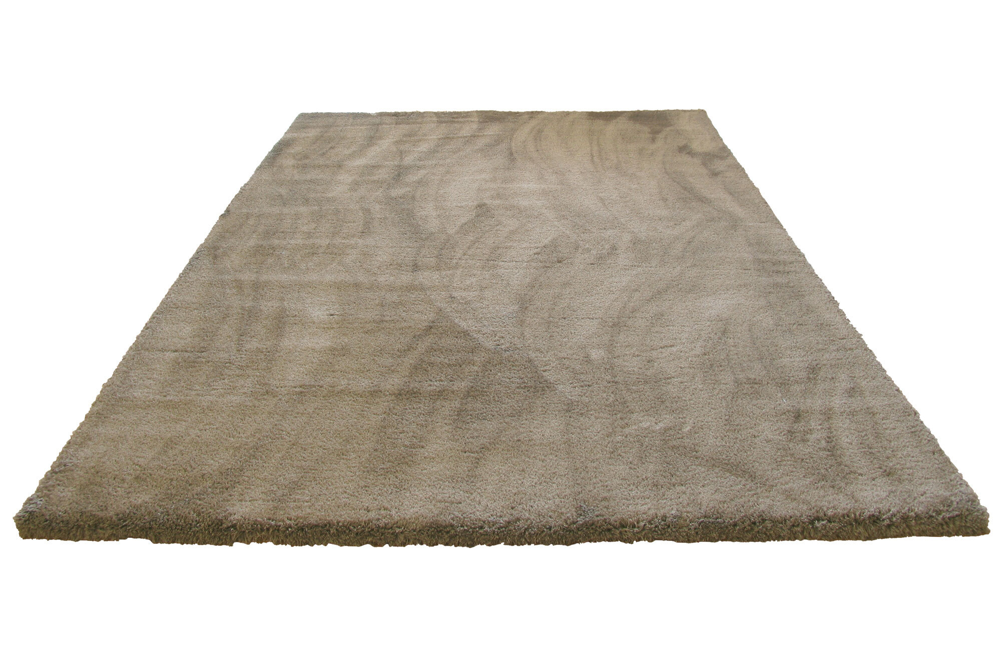 Soft Plain Brown Thick Shaggy Rug