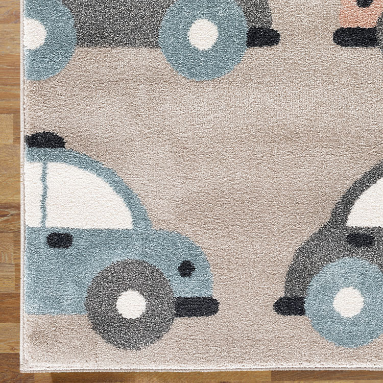 Sunny Beige Kids Car Rug