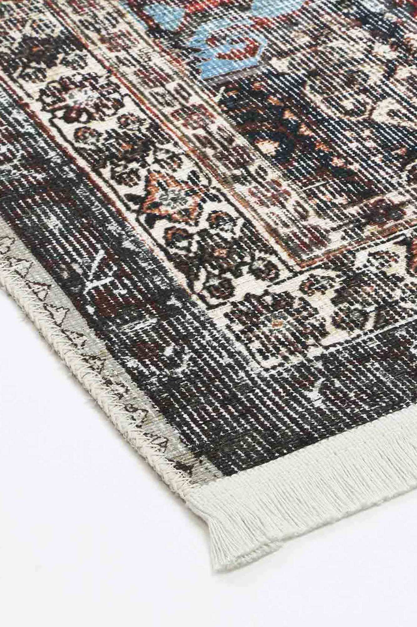 Victoria Vintage Look Cotton Rug