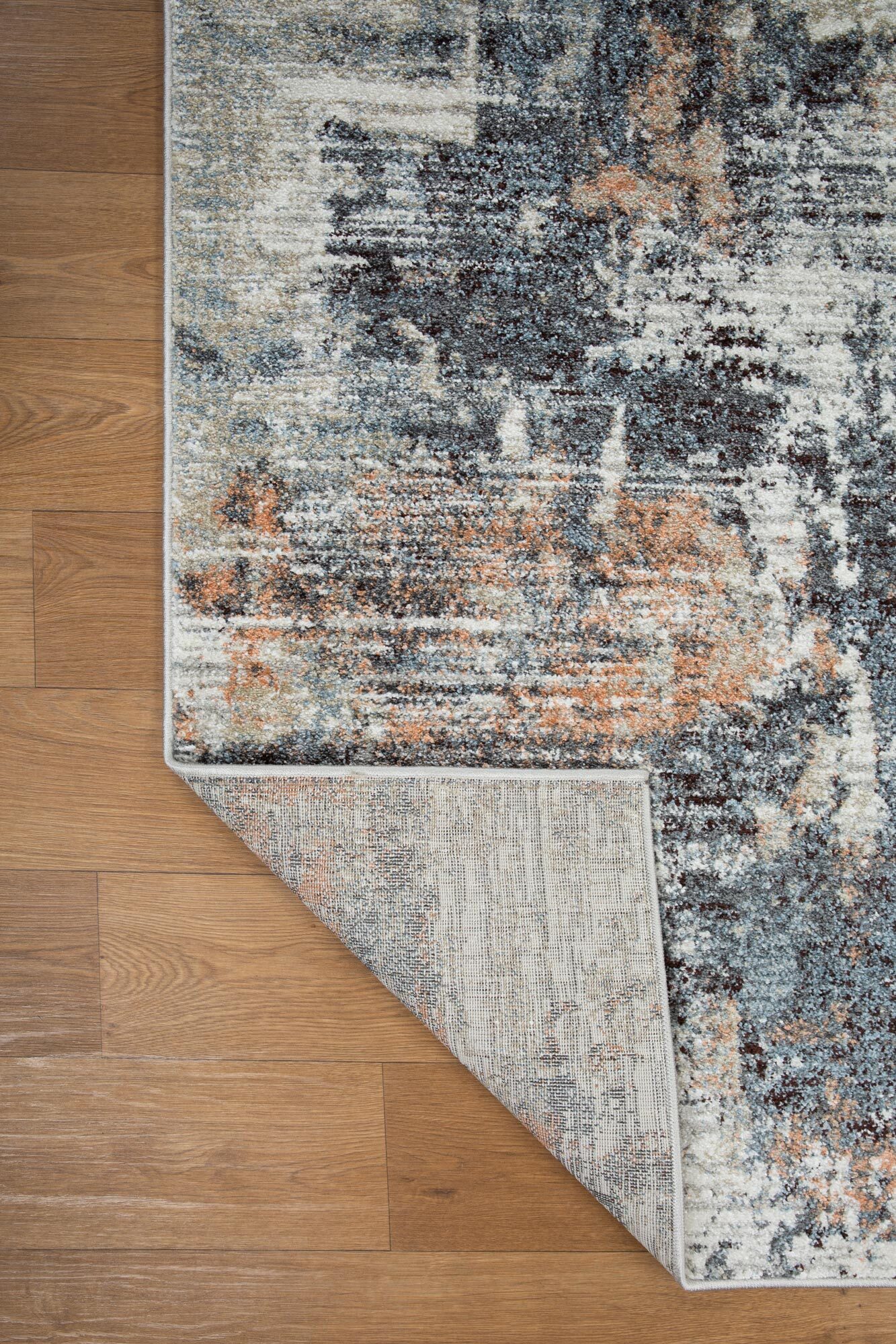 Vivid Modern Abstract Rug