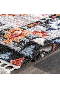 Amara Moroccan Tribal Fringed Rug