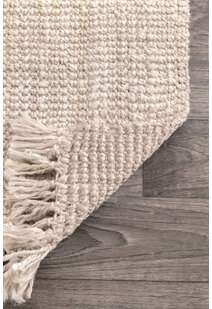 Bleach Jute Hand Woven Rug