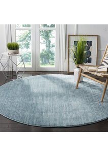 Domani Modern Plain Blue Rug