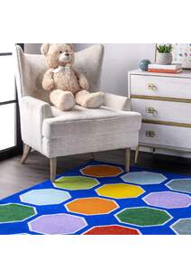 Kids Octagonal Shapes Rug