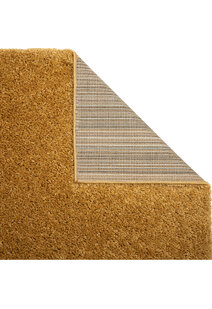 Lara Plain Yellow Shaggy Rug