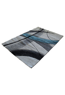 Lucia Modern Blue Abstract Rug