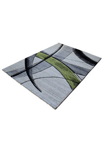 Lucia Modern Green Abstract Rug