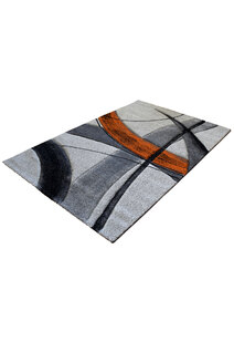 Lucia Orange Modern Abstract Rug