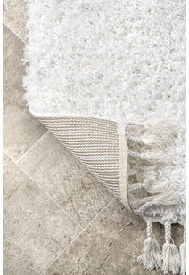 Lucy Cream Shaggy Moroccan Rug