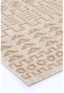 Macy Beige Geometric Rug