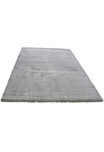 Soft Plain Grey Thick Shaggy Rug