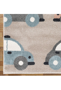 Sunny Beige Kids Car Rug