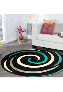 Sky Modern Swirl Pattern Rug