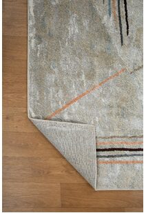 Vivid Modern Abstract Rug