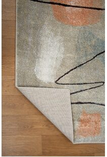 Vivid Modern Abstract Rug