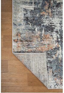 Vivid Modern Abstract Rug